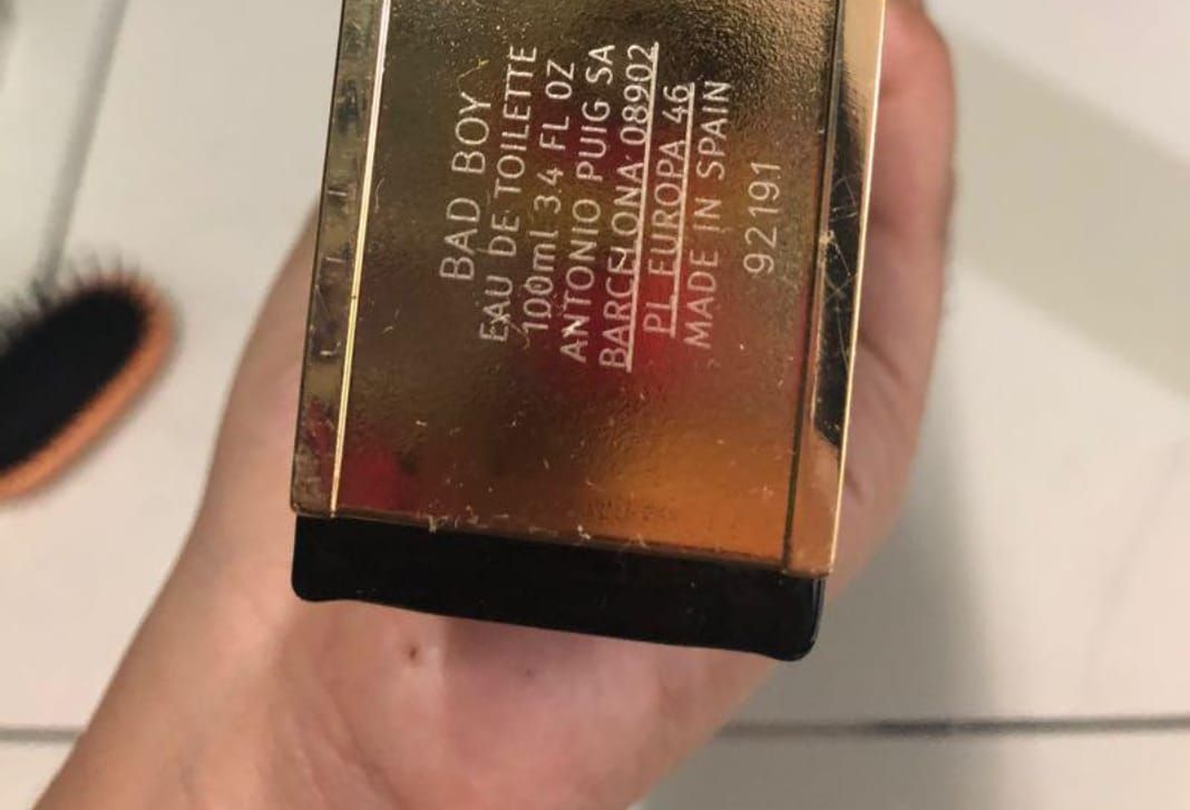 carolina herrera bad boy edt 10 ml 