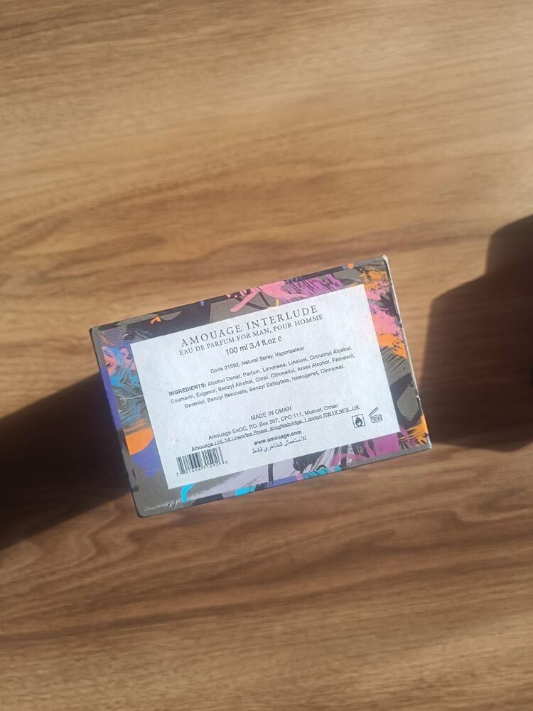 amouage interlude man edp 100 ml 