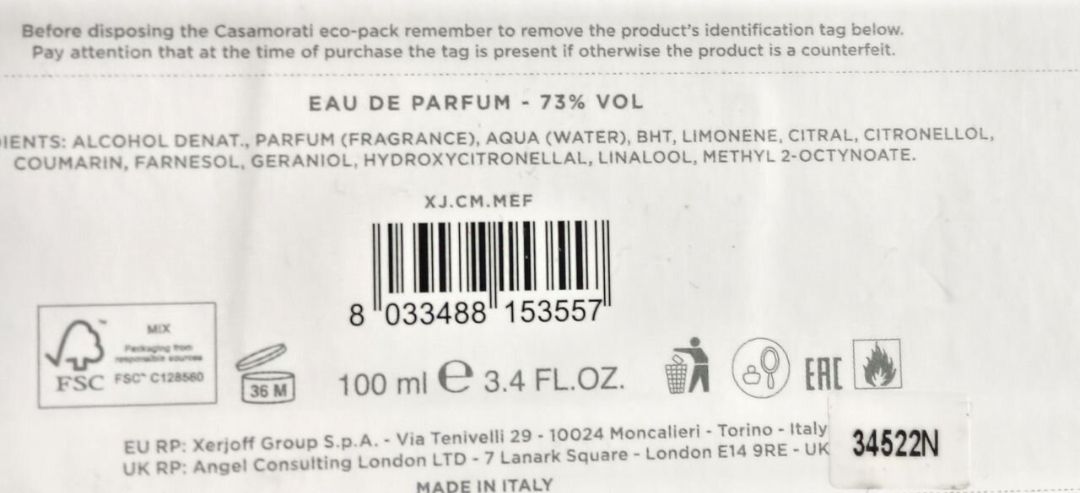 xerjoff casamorati mefisto edp 10 ml 