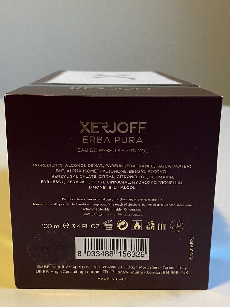 xerjoff v erba pura edp 10 ml 
