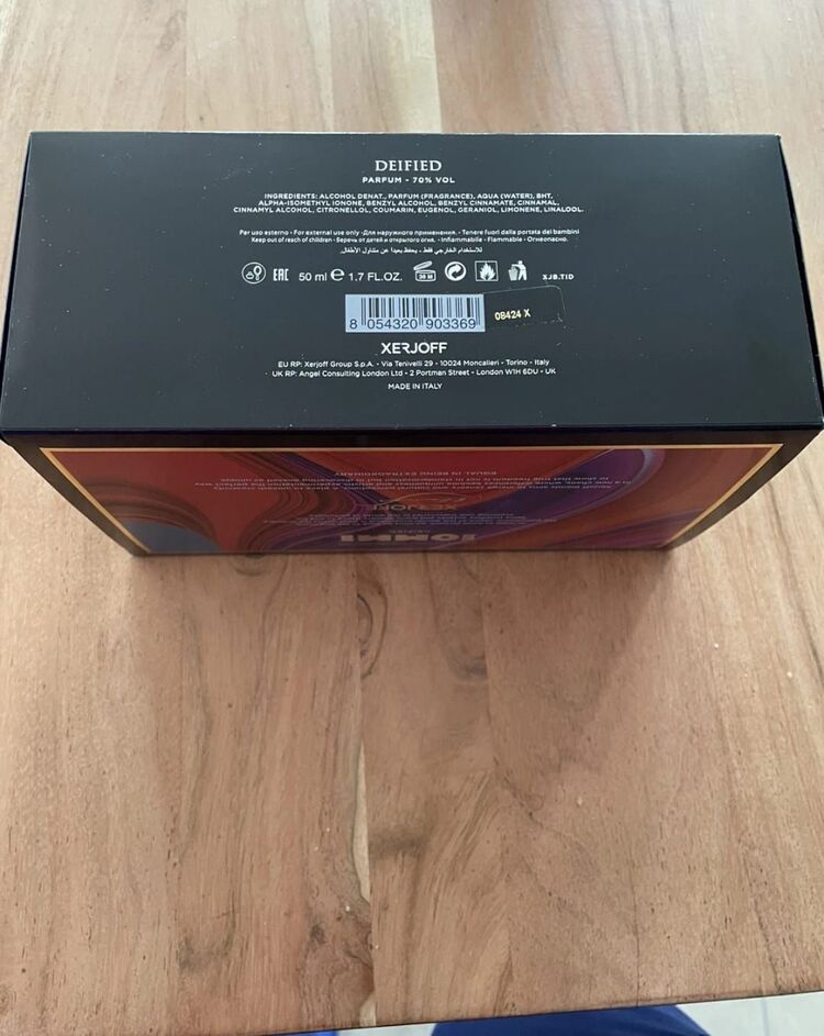 xerjoff tony lommi deified signed crystal limited edition edp 10 ml 