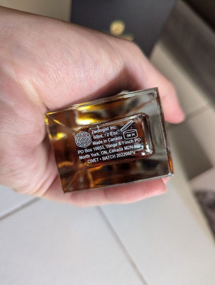 zoologist civet extrait de parfum 10 ml 