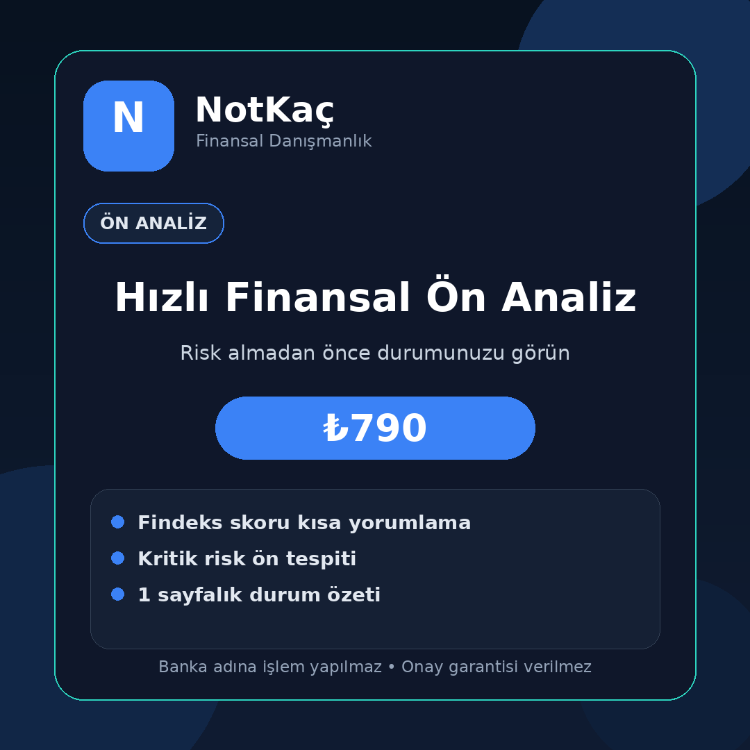 Hızlı Finansal Ön Analiz