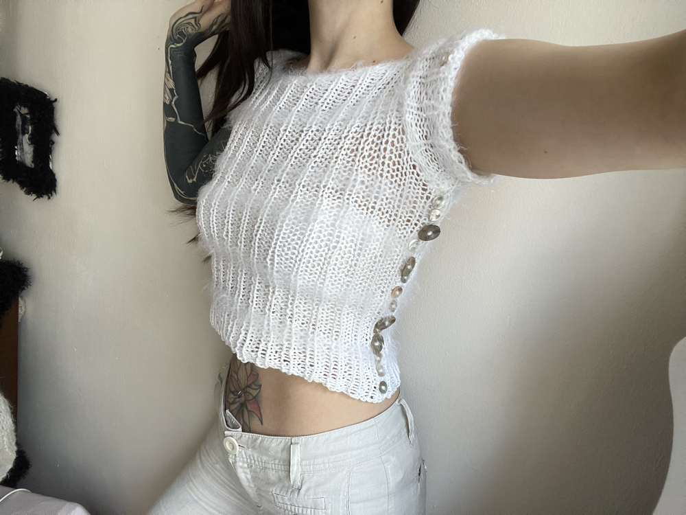 buttoned top (S-M)