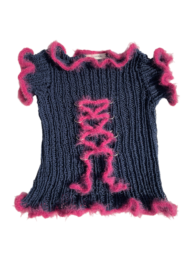 lace-up babe top (S-M)