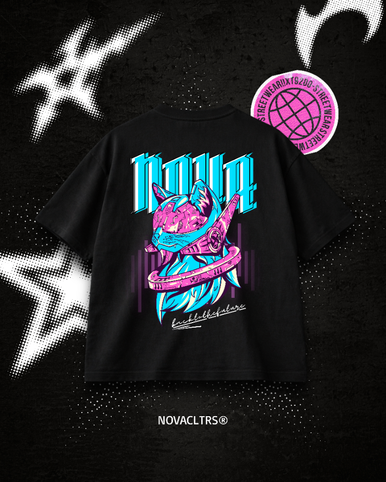 "THE FUTURE ITSELF" Oversize T-shirt