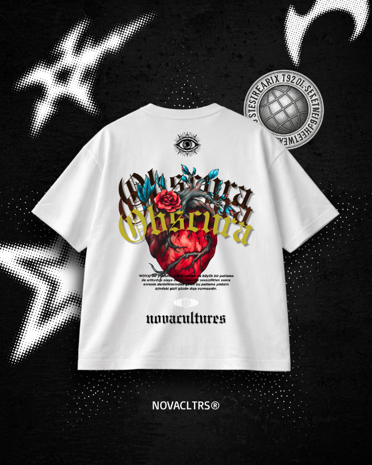 "OBSCURA" Oversize T-shirt