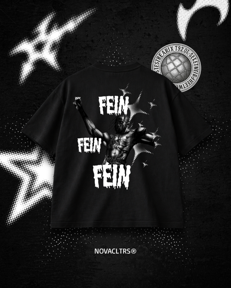 ''FEIN'' Travis Scott Tasarımlı Oversize T-shirt