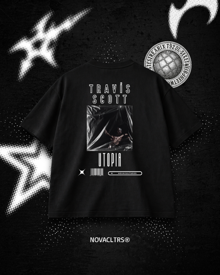 ''UTOPIA'' Albüm Temalı Oversize T-shirt