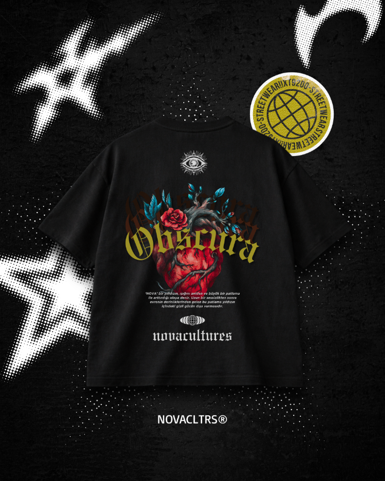 "OBSCURA" Oversize T-shirt