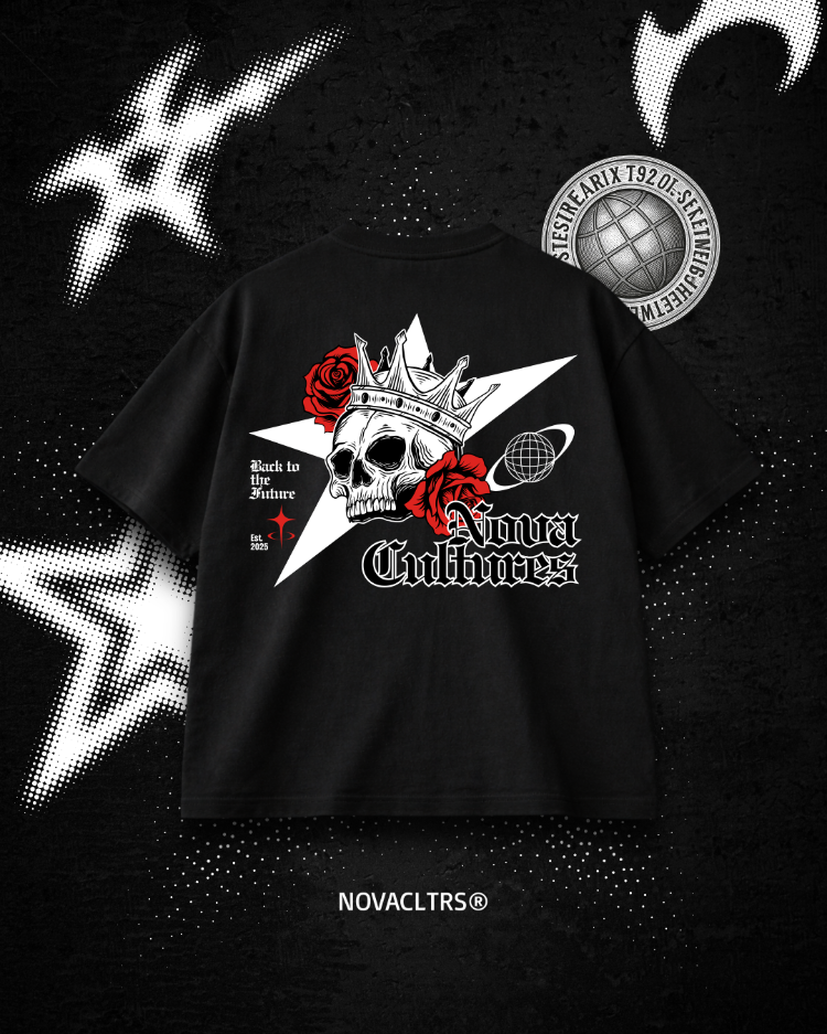 "ROSE AND THORN" Oversize T-shirt