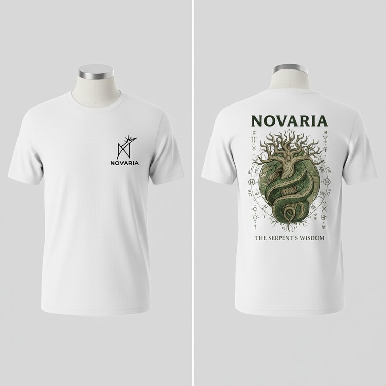 NOVARİA T-shirt %100 pamuk (Relaxed Kalıp)