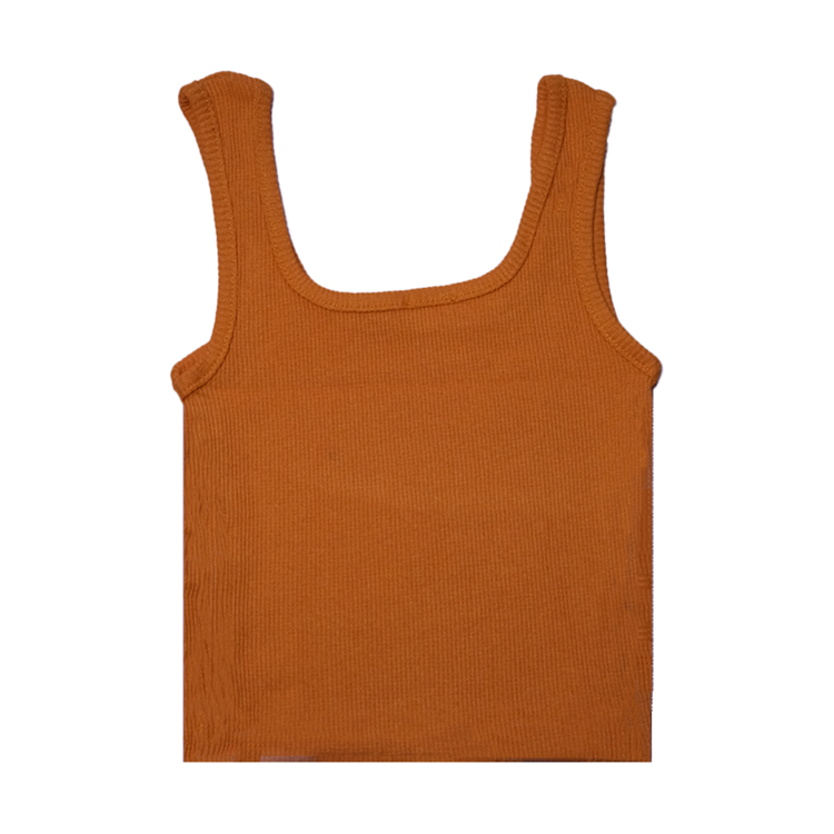 ORANGE CROP TOP 