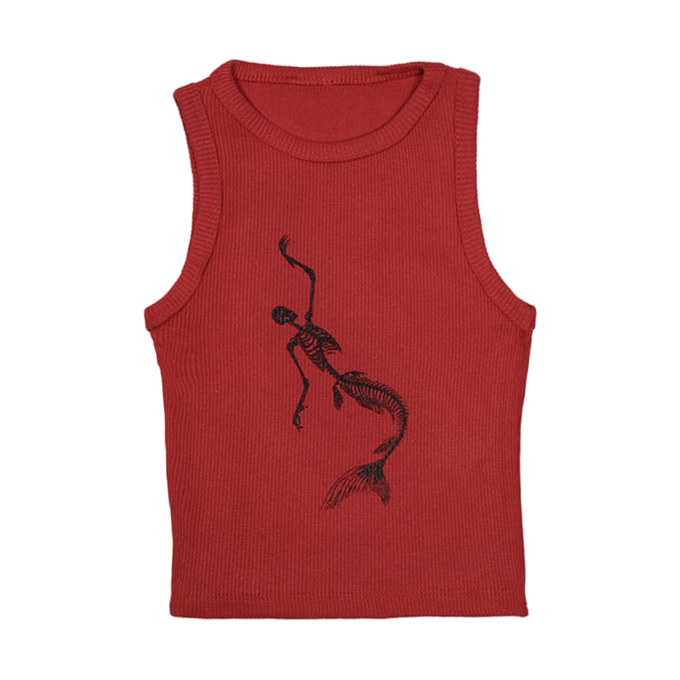 MERMAID SKELETON TANK TOP