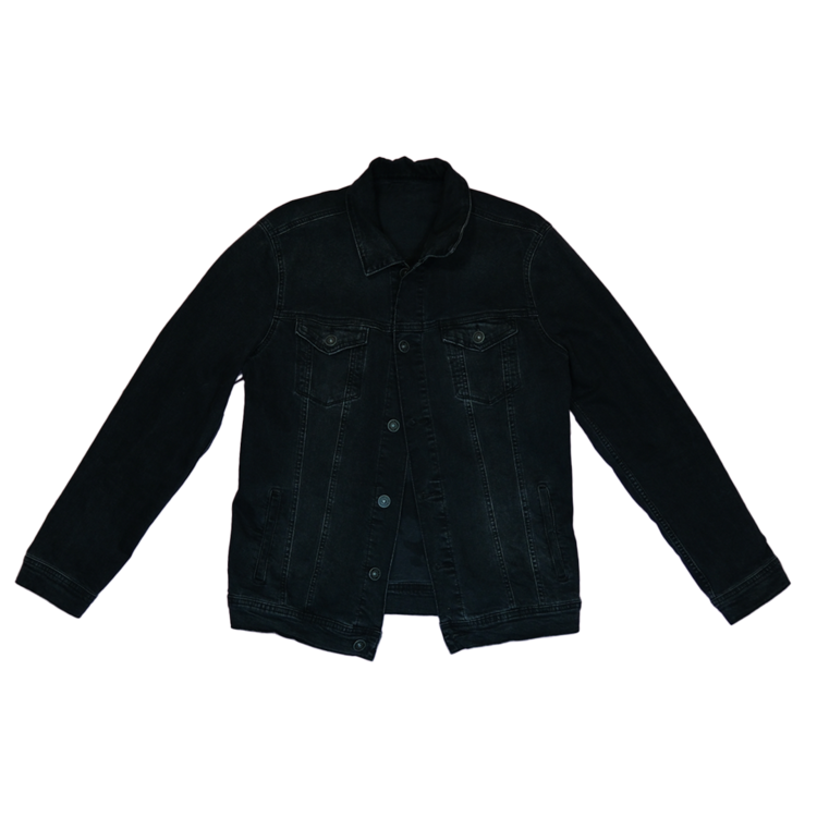 "The back of an eye" Custom Jean Jacket