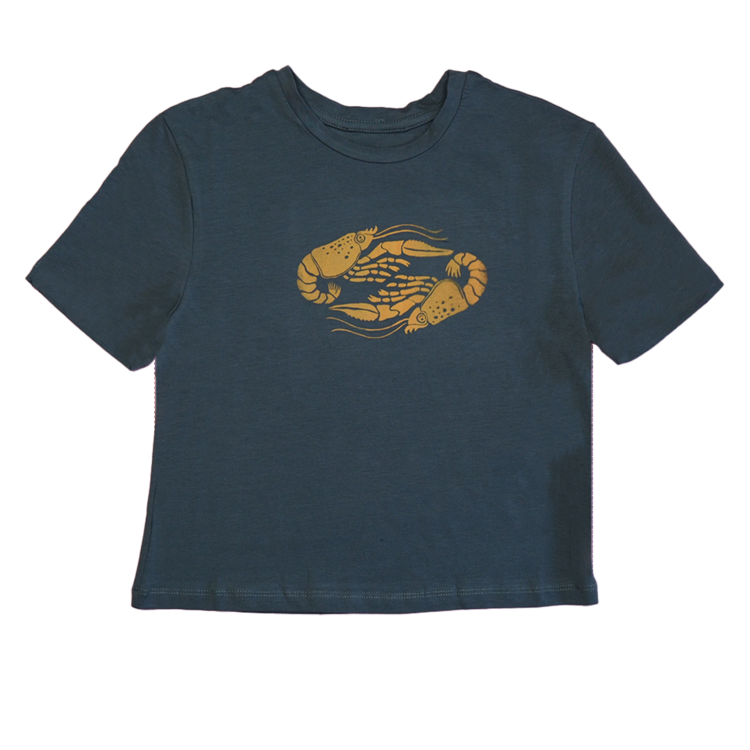 SHRIMP T-SHİRT CROP