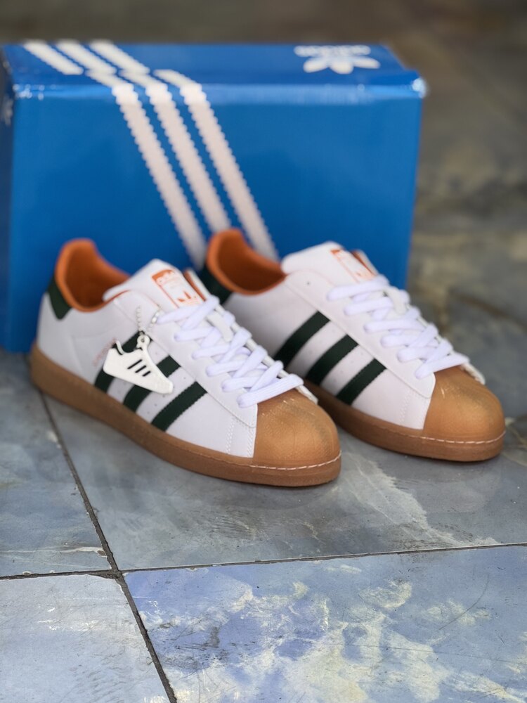 Adidas Süperstar (Beyaz-Turuncu)