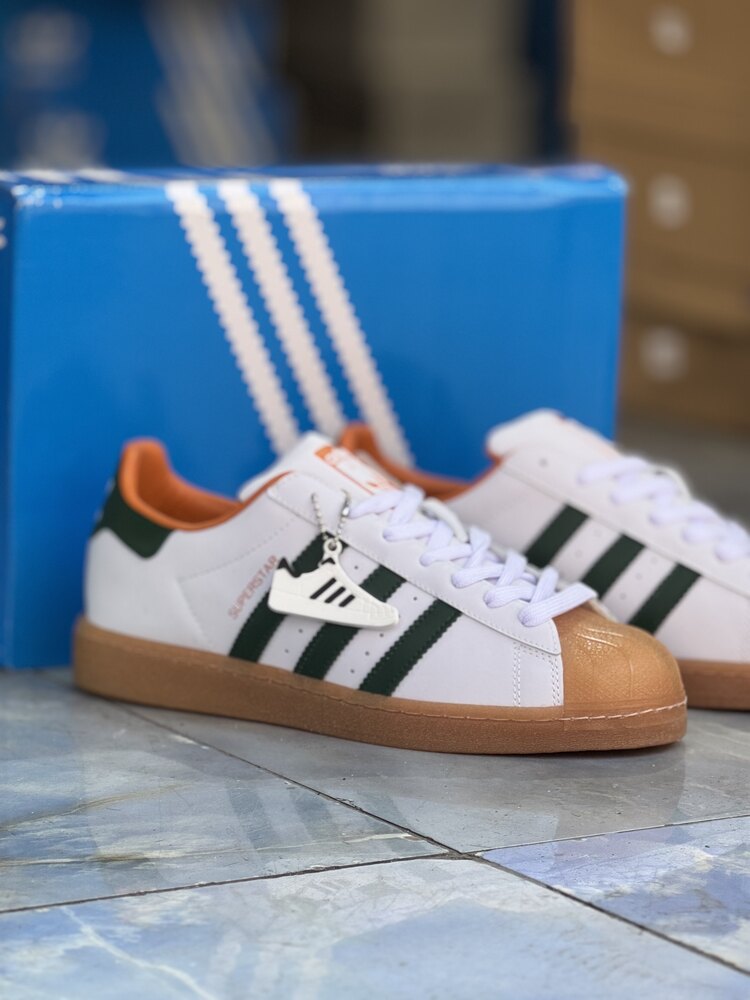 Adidas Süperstar (Beyaz-Turuncu)