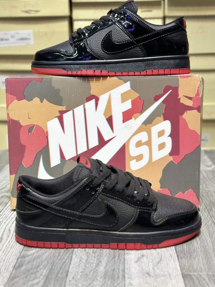 NİKE DUNK LOW RED BLACK RUGAN SNEAKER