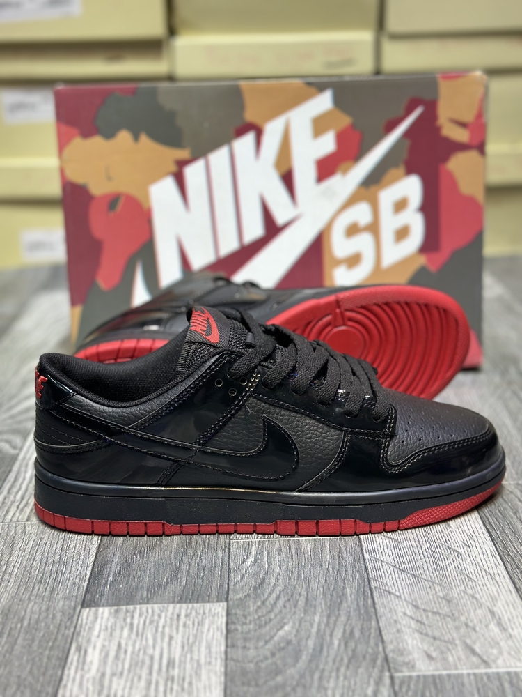 NİKE DUNK LOW RED BLACK RUGAN SNEAKER