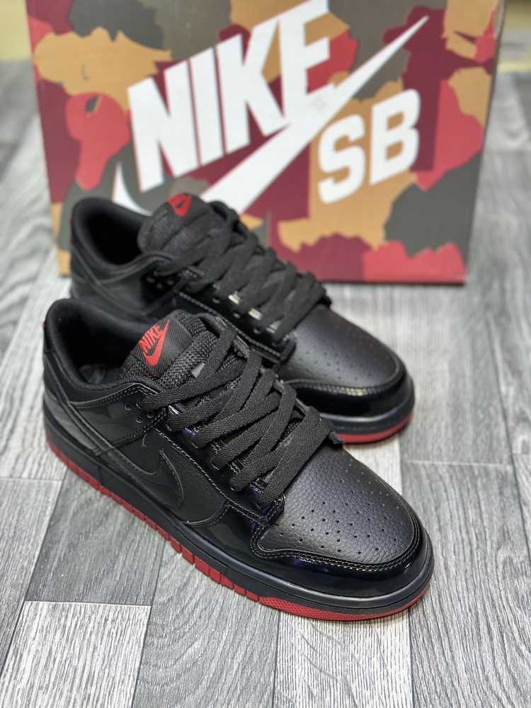 NİKE DUNK LOW RED BLACK RUGAN SNEAKER