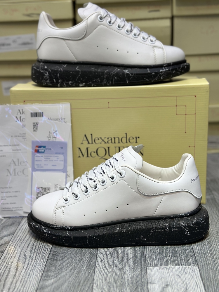 ALEXANDER McQUEEN BEYAZ SİYAH BULUTLU
