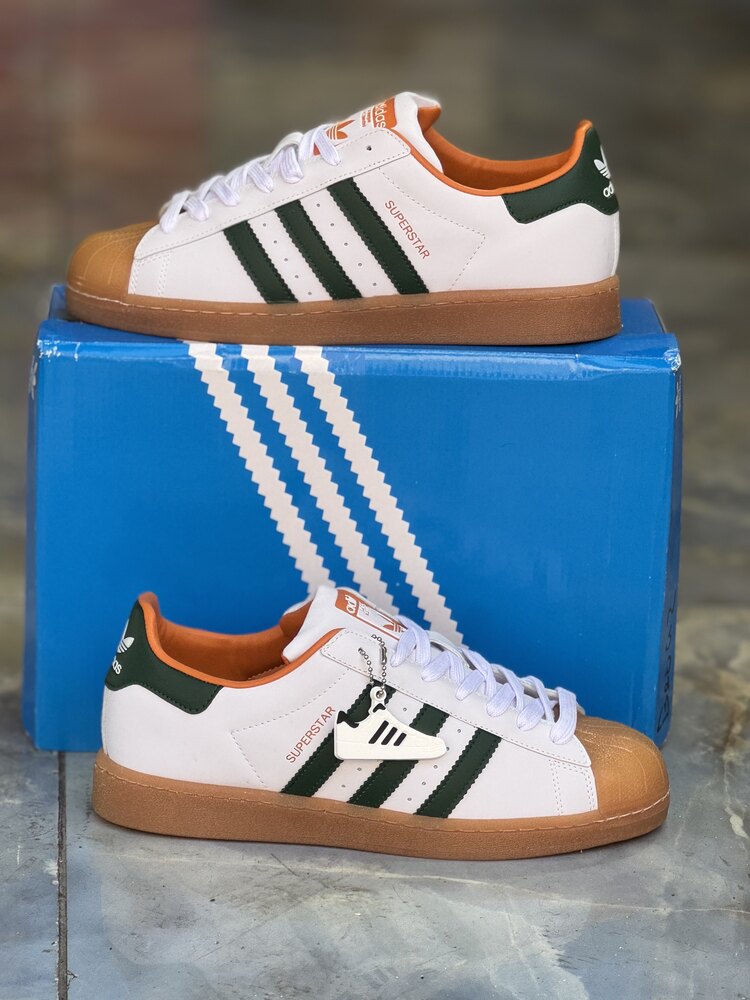 Adidas Süperstar (Beyaz-Turuncu)