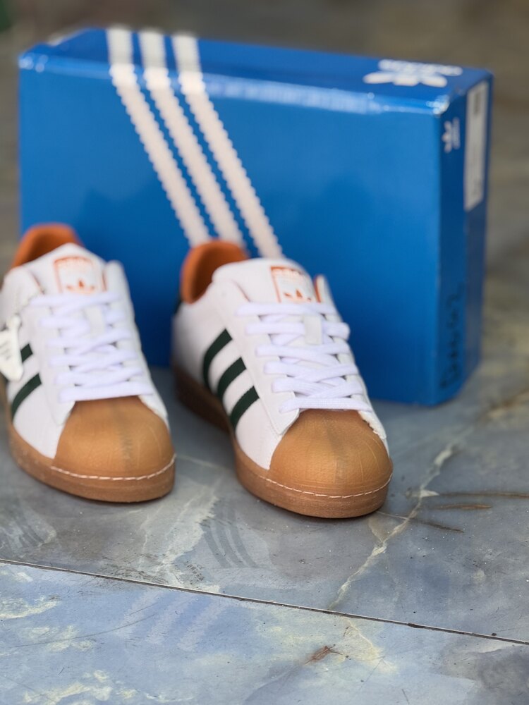 Adidas Süperstar (Beyaz-Turuncu)