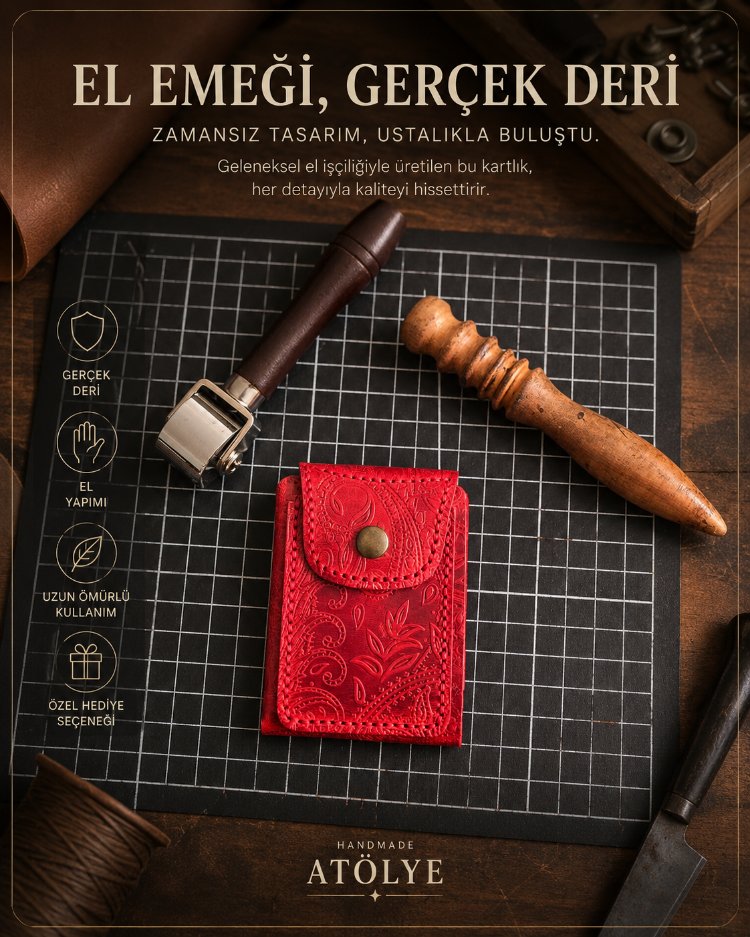 Deri Kartlık Cüzdan