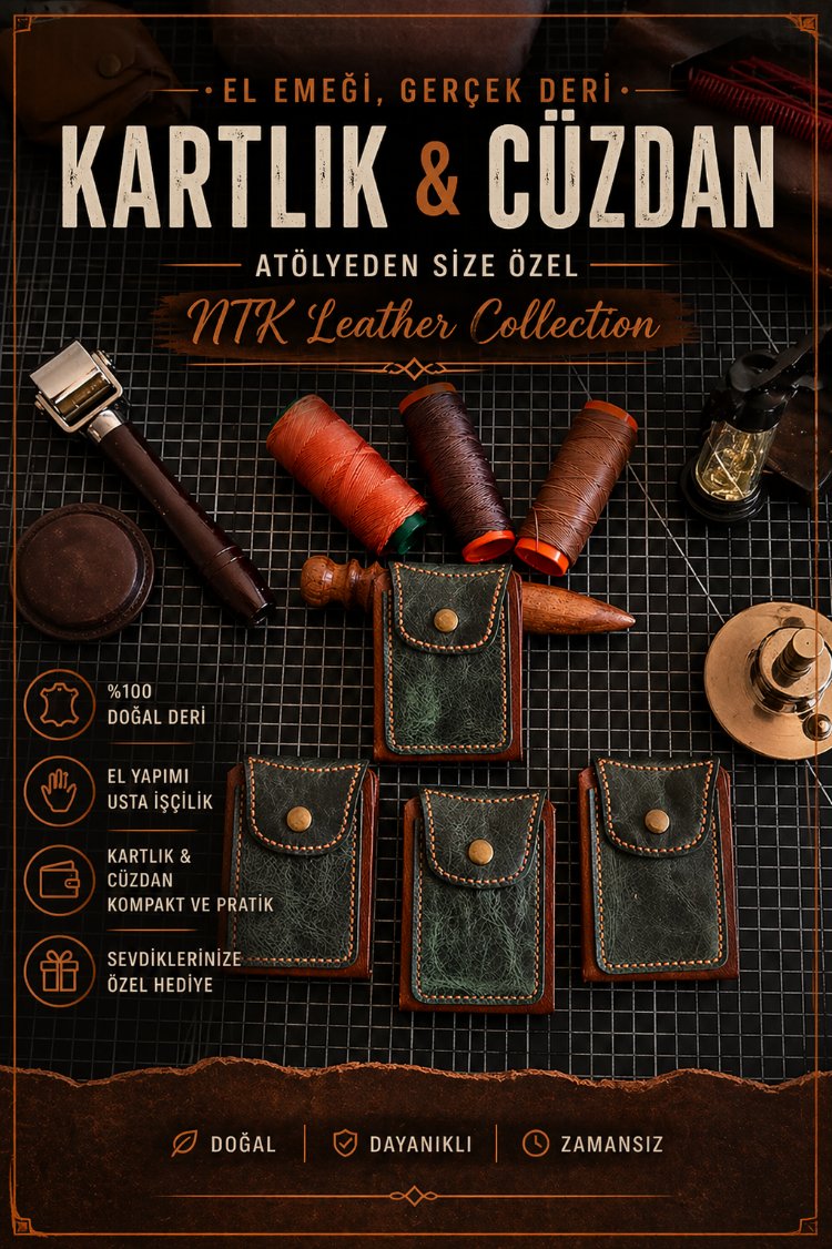 Deri Kartlık Cüzdan