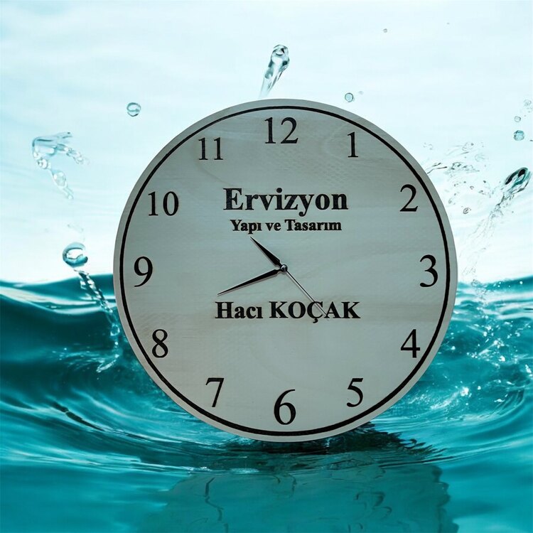 Kişiye Özel Ahşap Duvar Saati