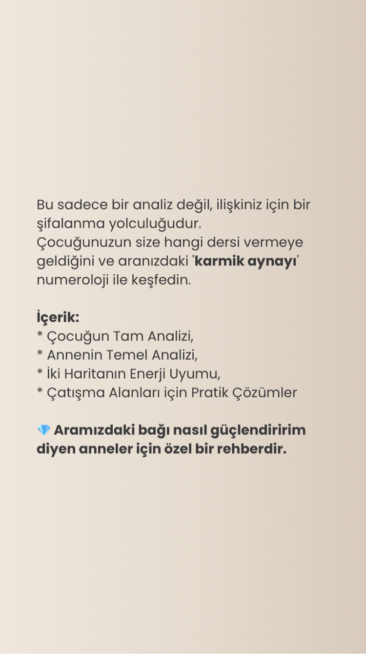 Anne-Çocuk Ruhsal Uyum & Çatışma Rehberi