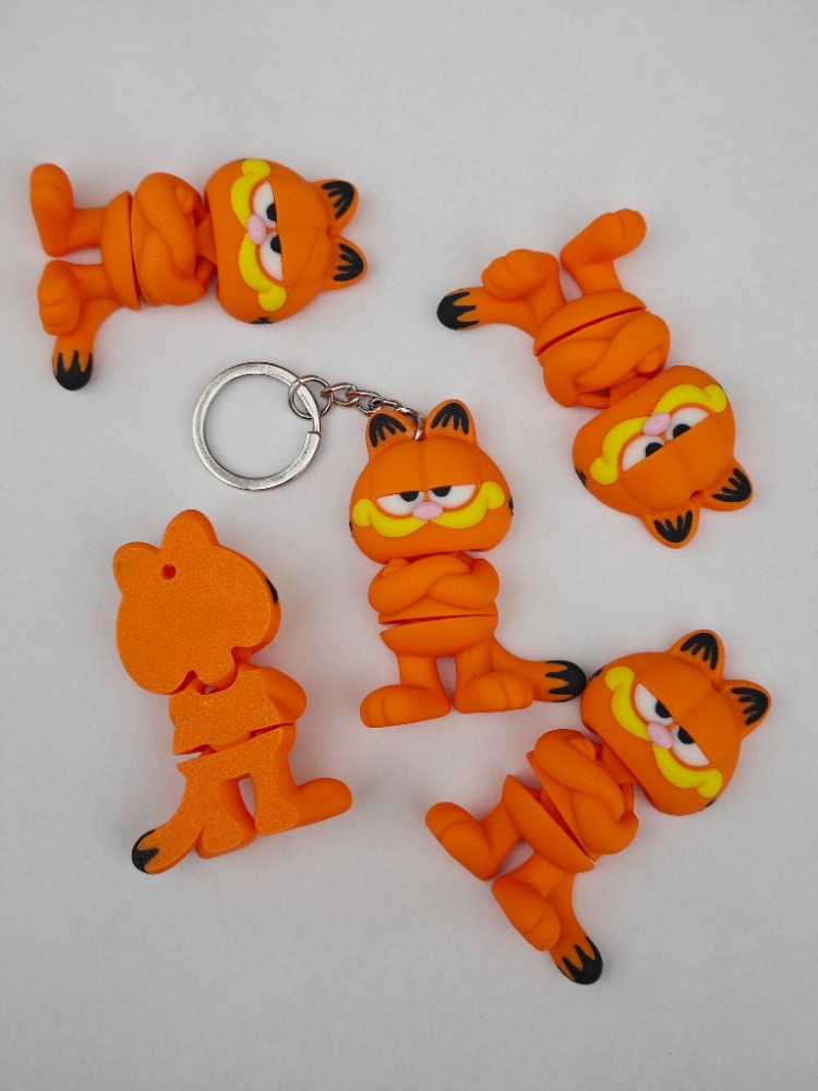 Garfield (Eklemli) Anahtarlık