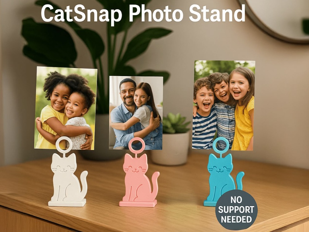 Sevimli kedi Fotoğraf Standı – 3’lü Set