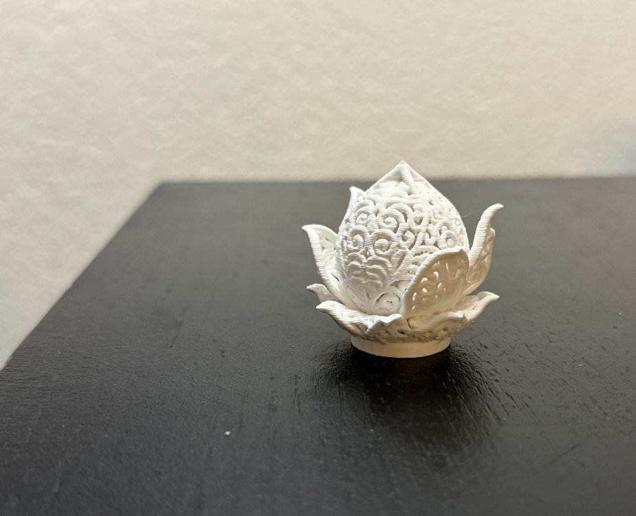 Işıklı Lotus Biblo | Tealight LED Dekor