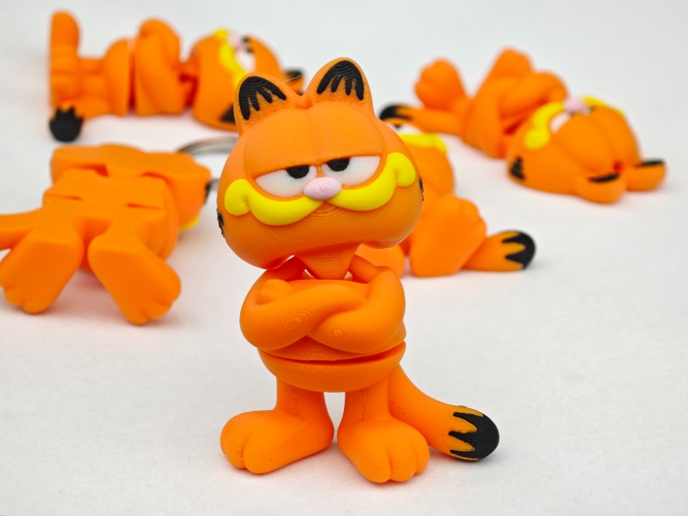 Garfield (Eklemli) Anahtarlık