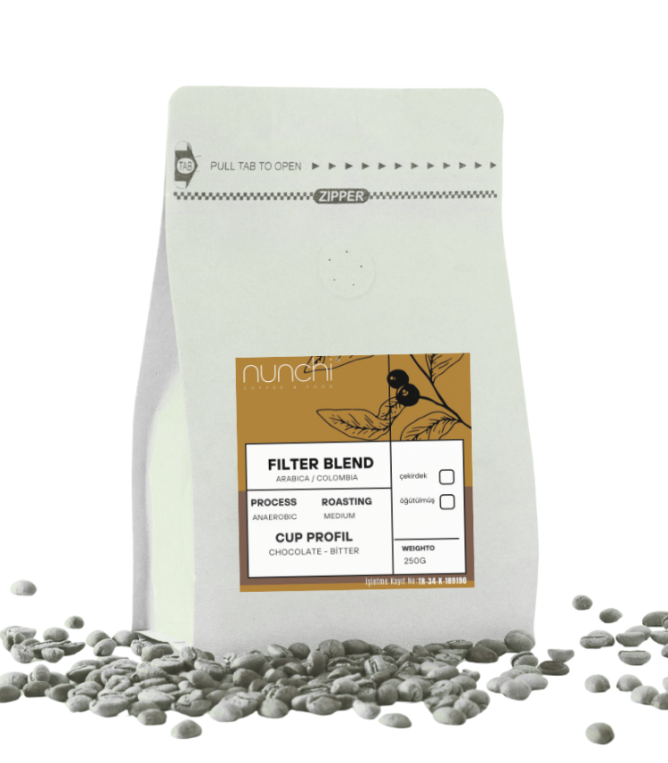 CHOCOLATE-BITTER - ANAEROBİK FERMENTE - ARABICA ÇEKİRDEK 250 GR