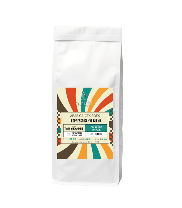 ESPRESSO KAHVE BLEND – ARABICA ÇEKİRDEK 1000 GR