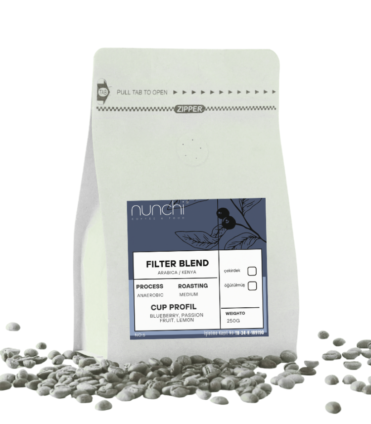 BLUEBERRY-ANAEROBIK FERMENTE - ARABICA ÇEKİRDEK 250 GR