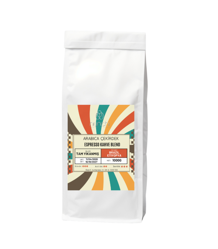 ESPRESSO KAHVE BLEND –ARABICA ÇEKİRDEK 1000 GR