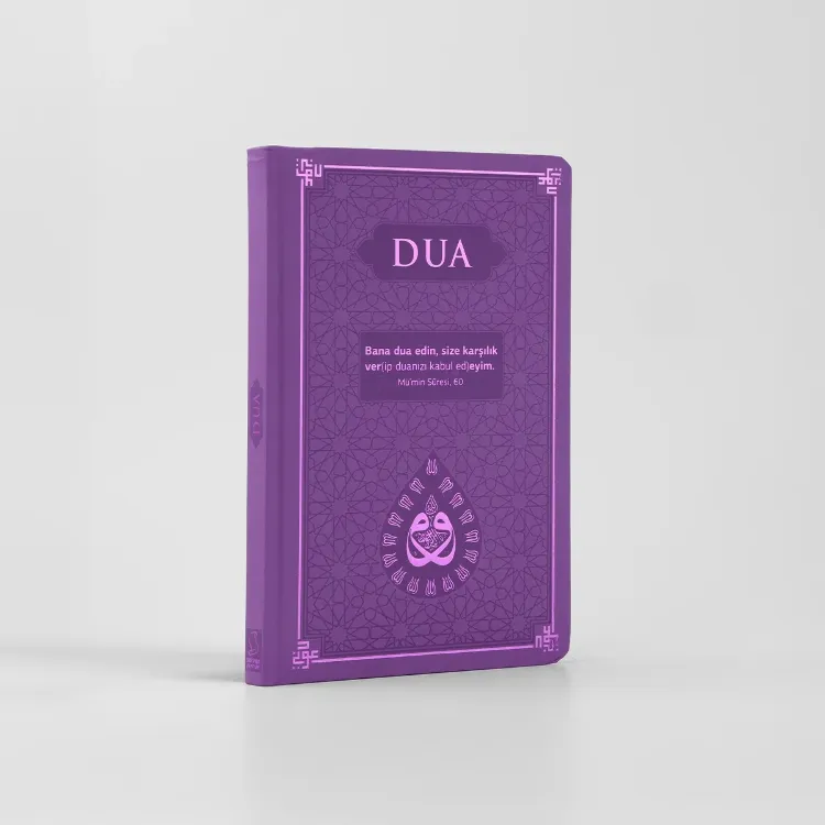 DUA (Evrâd-ı Şerîfe) Büyük Boy Arapça+Türkçe - TERMO KAPAK - LİLA