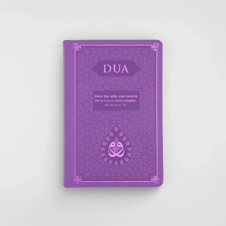 DUA (Evrâd-ı Şerîfe) Büyük Boy Arapça+Türkçe - TERMO KAPAK - LİLA
