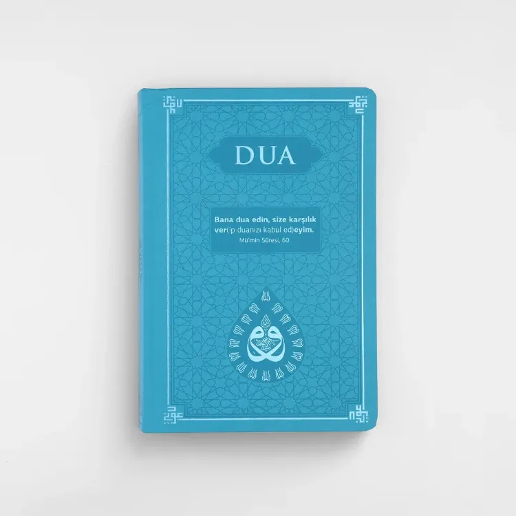 DUA (Evrâd-ı Şerîfe) Büyük Boy Arapça+Türkçe - TERMO KAPAK - TURKUAZ