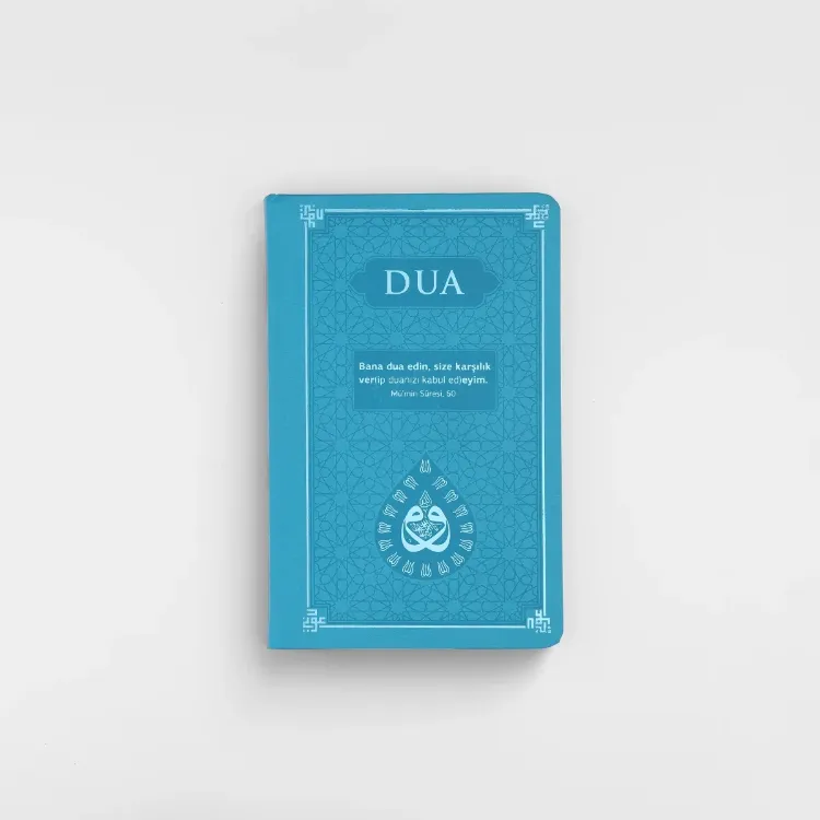 DUA (Evrâd-ı Şerîfe) Orta Boy Arapça+Türkçe - TERMO KAPAK - TURKUAZ