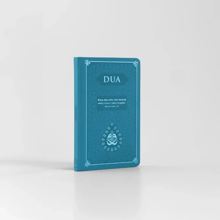 DUA (Evrâd-ı Şerîfe) Orta Boy Arapça+Türkçe - TERMO KAPAK - TURKUAZ