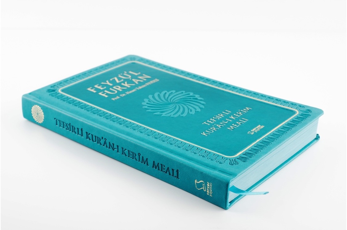 Feyzü'l Furkan Tefsirli Kur'an-ı Kerim Meali (Orta Boy - Sadece Türkçe - Ciltli) - TURKUAZ