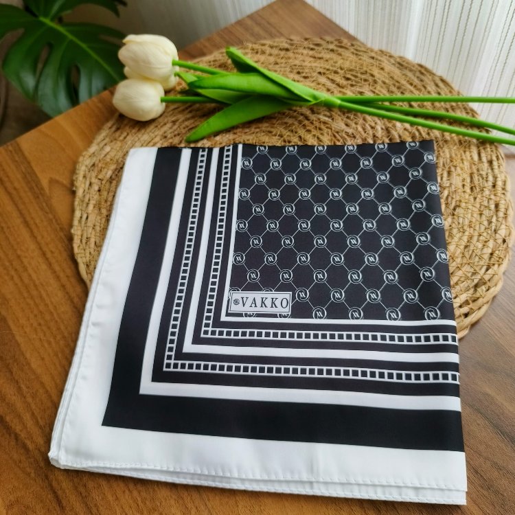 Vakko desen twill eşarp