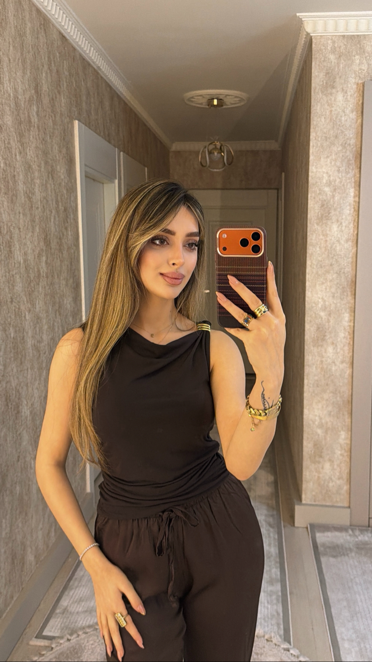 Zara gold Tokal’ı acı kahve bluz