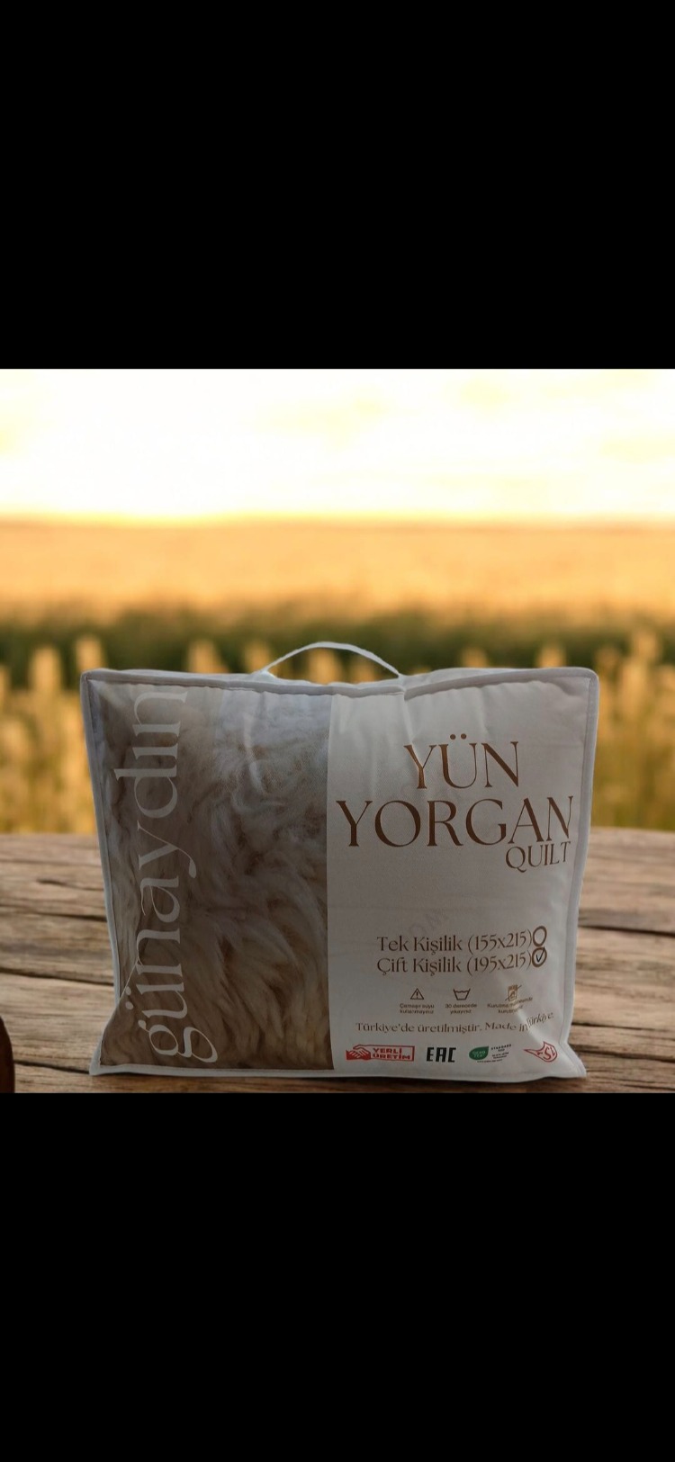 Yün yorgan çift kişilik
