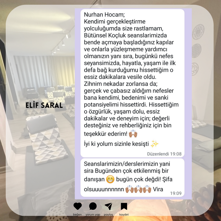 01 KASIM | DOĞAL NEFES GRUP ÇALIŞMASI